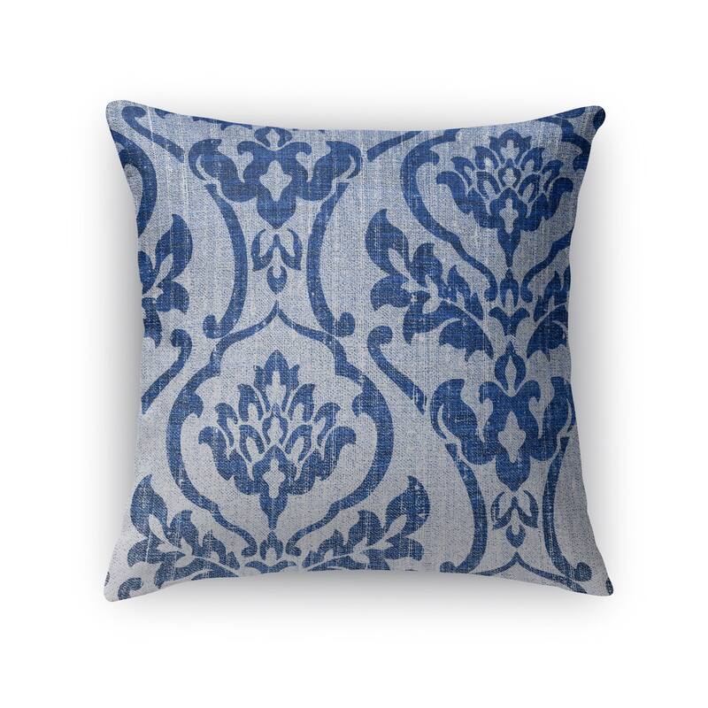Kavka Designs blue osterville accent pillow with insert Bed Bath