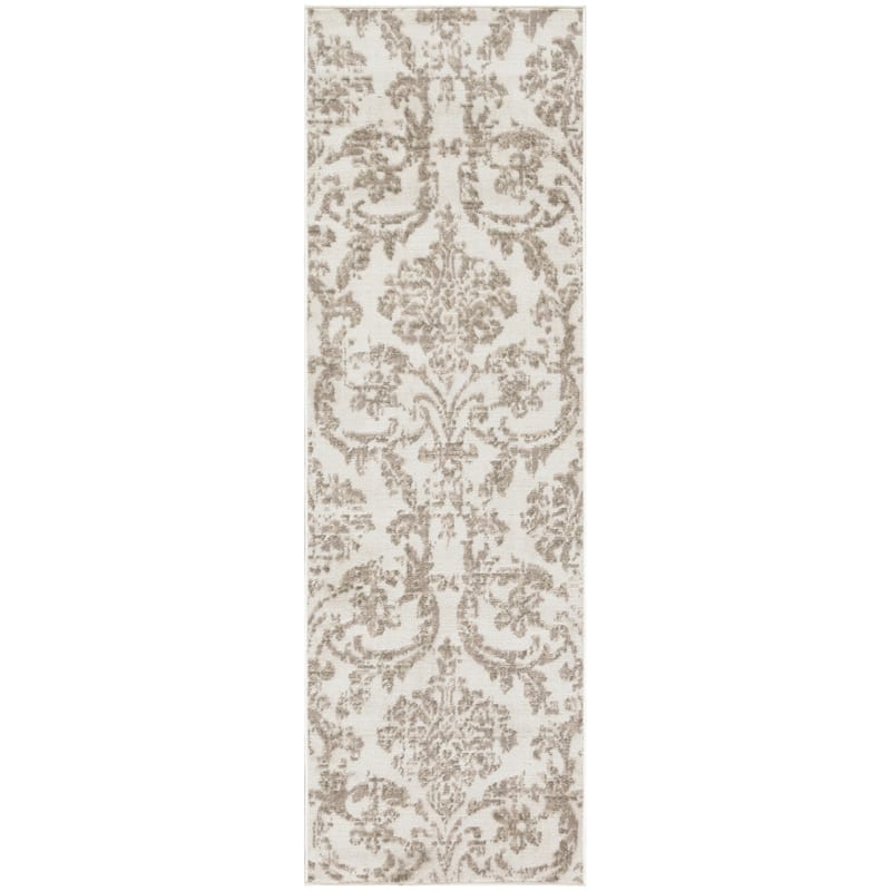 Foyu Power Loomed Distressed Abstract Stain Resistant Area Rug By HomeRoots - 87' X '27' X '0.5