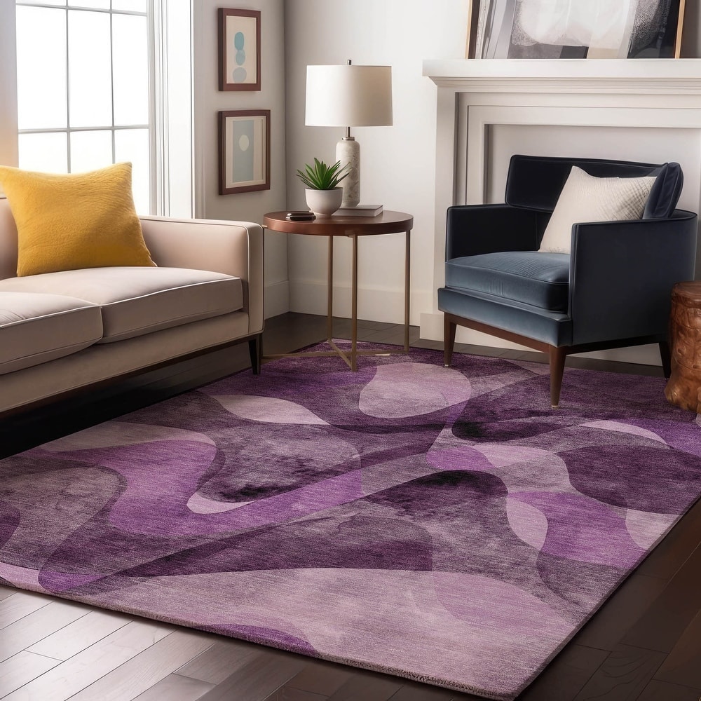 Premium Washable Super Soft Abstract Contemporary Mayfield Rug