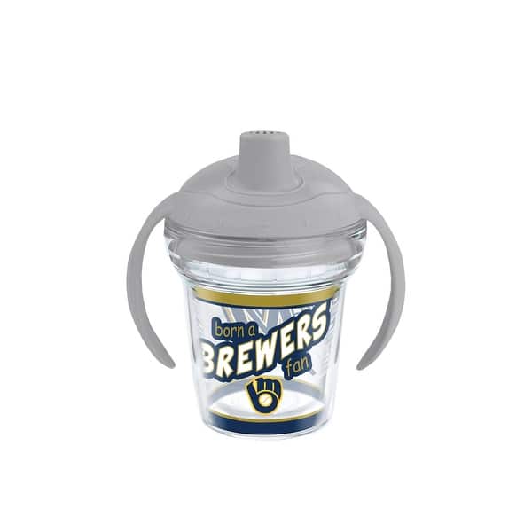 Shop Mlb Milwaukee Brewers Born A Fan 6 Oz Sippy Cup With Lid