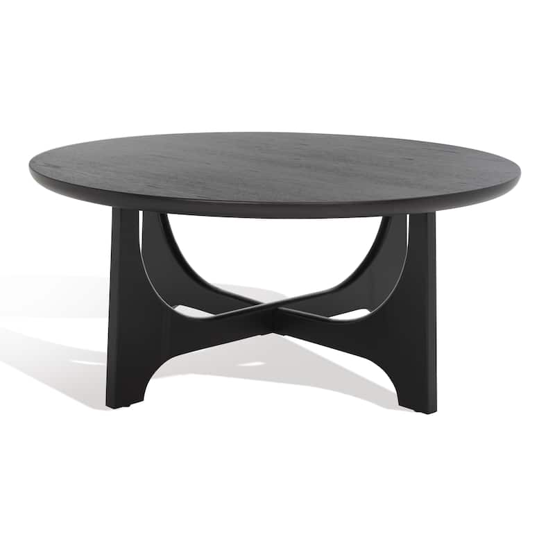 SAFAVIEH Couture Sasha Wood Round Coffee Table - 40 in. W x 40 in. D x 18 in. H