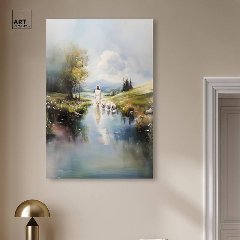 Caretaker's Calm Crossing II Canvas by Art Remedy, Gallery Wrapped
