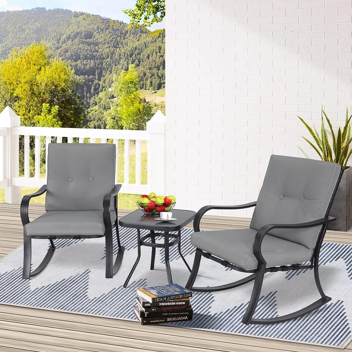 Suncrown 3 piece shop bistro set