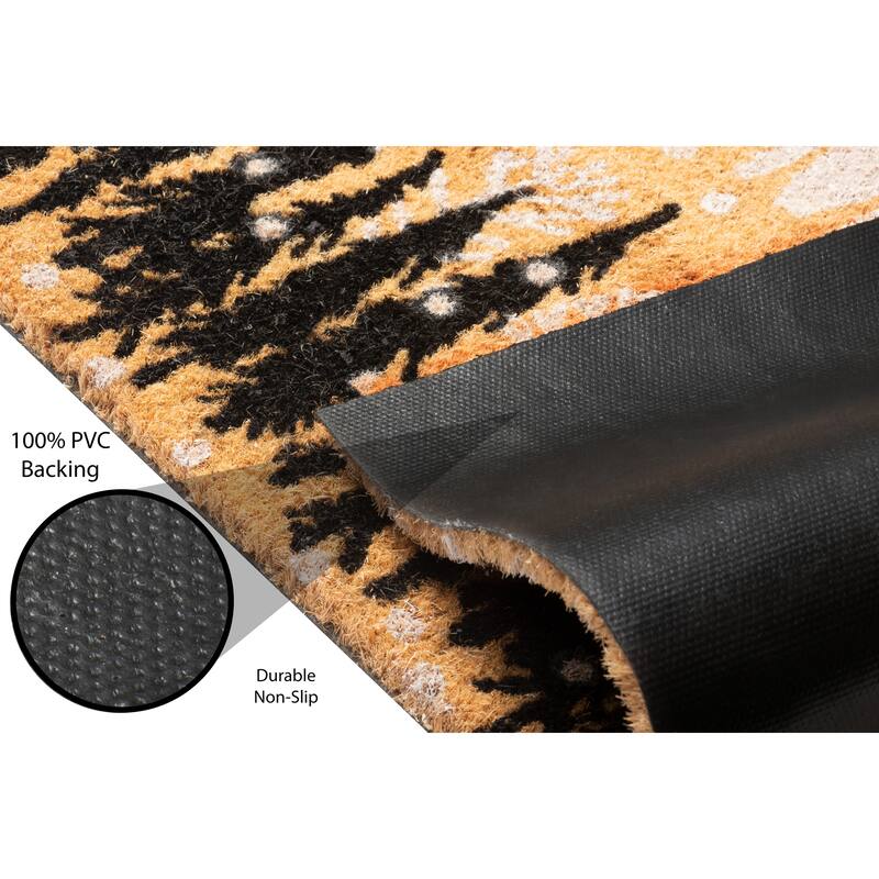 Creative Home Ideas 18" x28" Coir Indoor/Outdoor Doormat