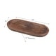 preview thumbnail 3 of 1, Mango Wooden Oval Dough Tray Medium