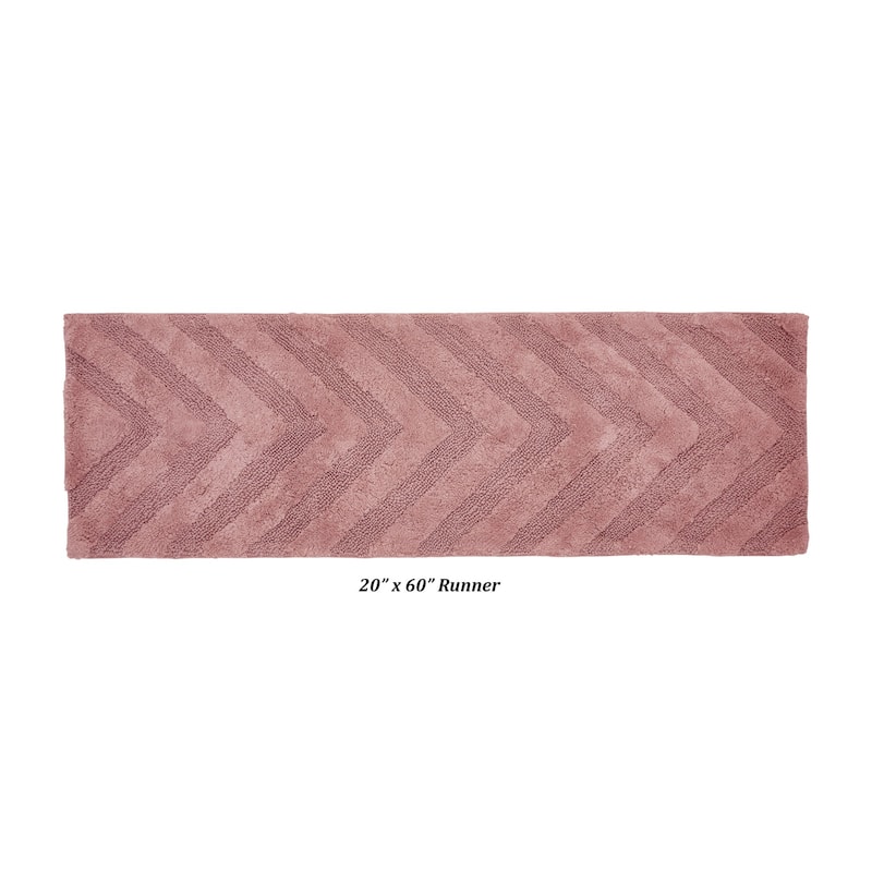 Better Trends Bathroom Rug 100% Cotton Tufted Water Absorbent Bath Rug for Shower, Sink Bath Mats Machine Wash Hugo Collection