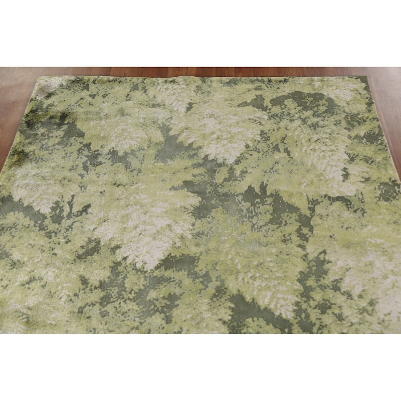 Abstract Modern Area Rug Handmade Wool Carpet - 4'7"x 6'5"