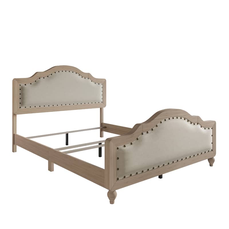 Clayfell Hilton Wood Panel Bed Frame