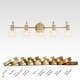 preview thumbnail 23 of 51, Modern 3-Light Bathroom Vanity Light Minimal Globe Glass Wall Sconce