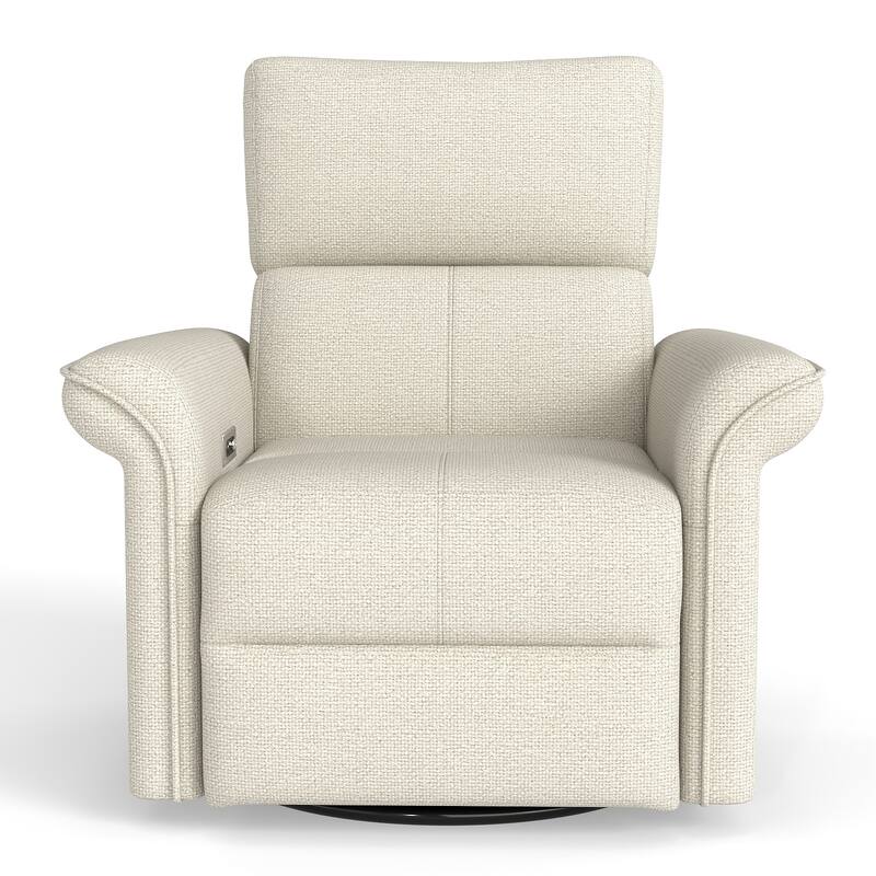 Power Swivel Rocker Recliner Chair for Adults,Rocking Glider Recliner for Small Spaces,Fabric Rocking Chair for Nursery