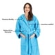 preview thumbnail 34 of 38, Luxury Hooded Terry Cotton Unisex Bathrobe Collection