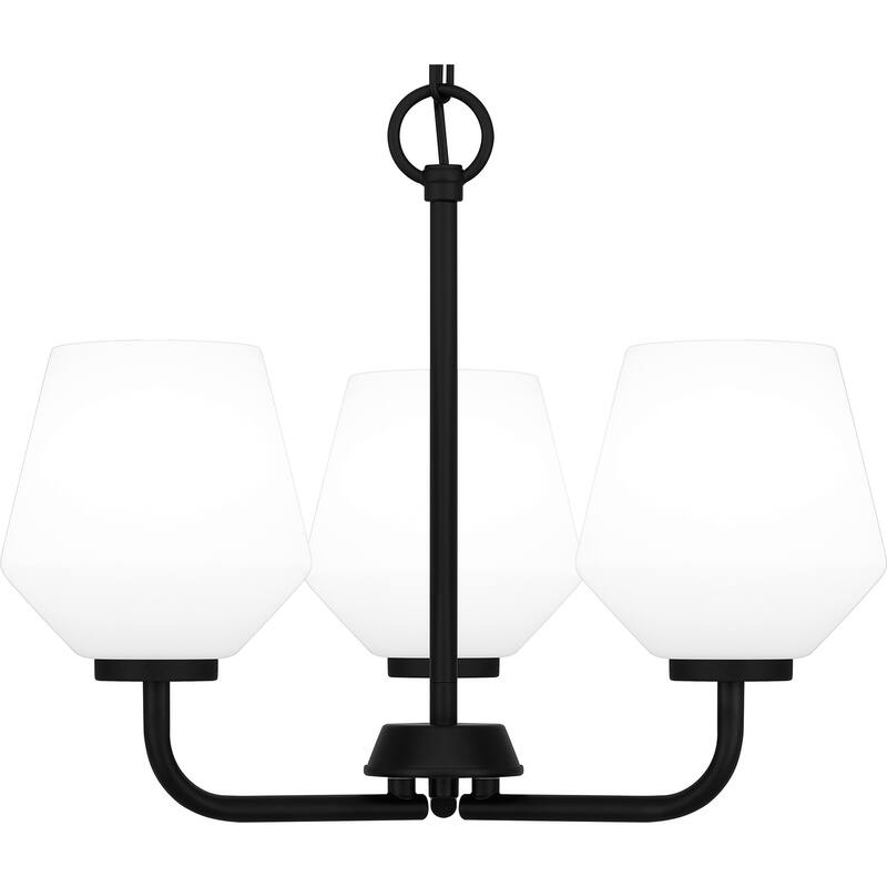 Nielson 3-Light Matte Black Pendant Light