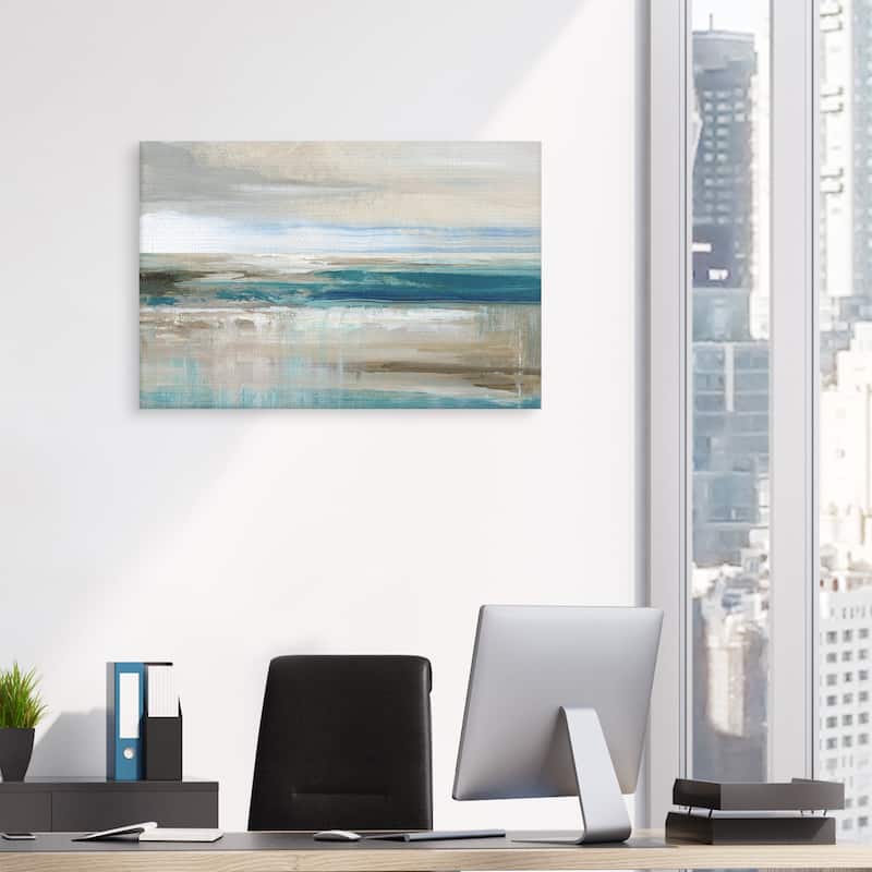 Abstract Sea by Nan Canvas Art Print