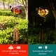preview thumbnail 2 of 8, Adeco Solar Wind Chimes for Outside Metal Butterfly LED Hanging Solar Lights