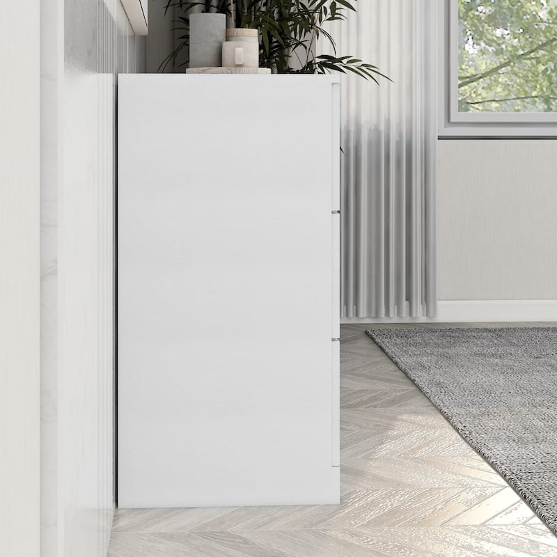 Modern 6-Drawer Dresser - Wide Storage Chest, Sturdy & Safe for Bedroom