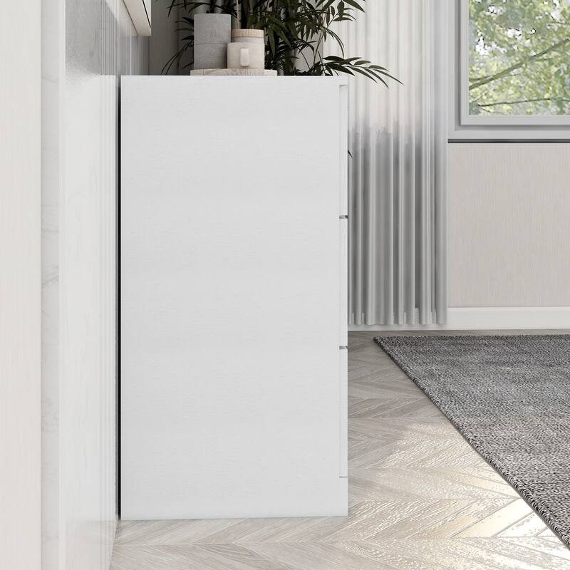 Rossetta American Classic Modern Design 2-Column Bedroom Dresser Cabinet with Drawers