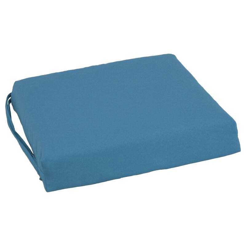 16-inch Square Indoor Twill Chair Cushions (Set of 2 or 4) - 16 x 16