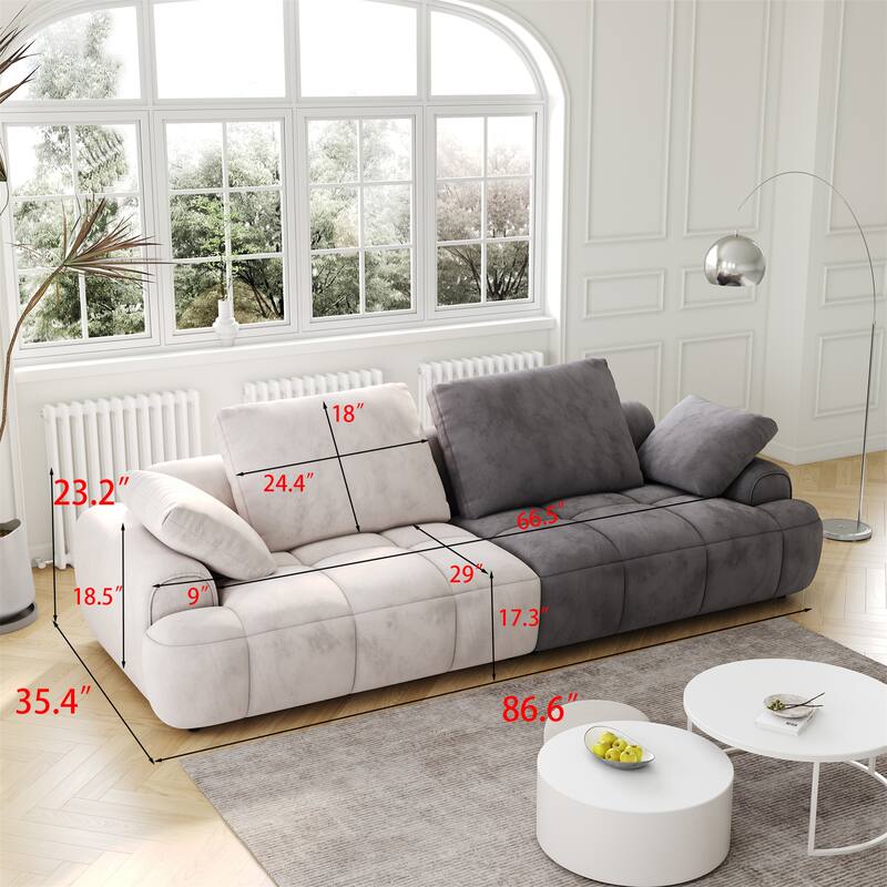 86.6″Large size two Seat Sofa