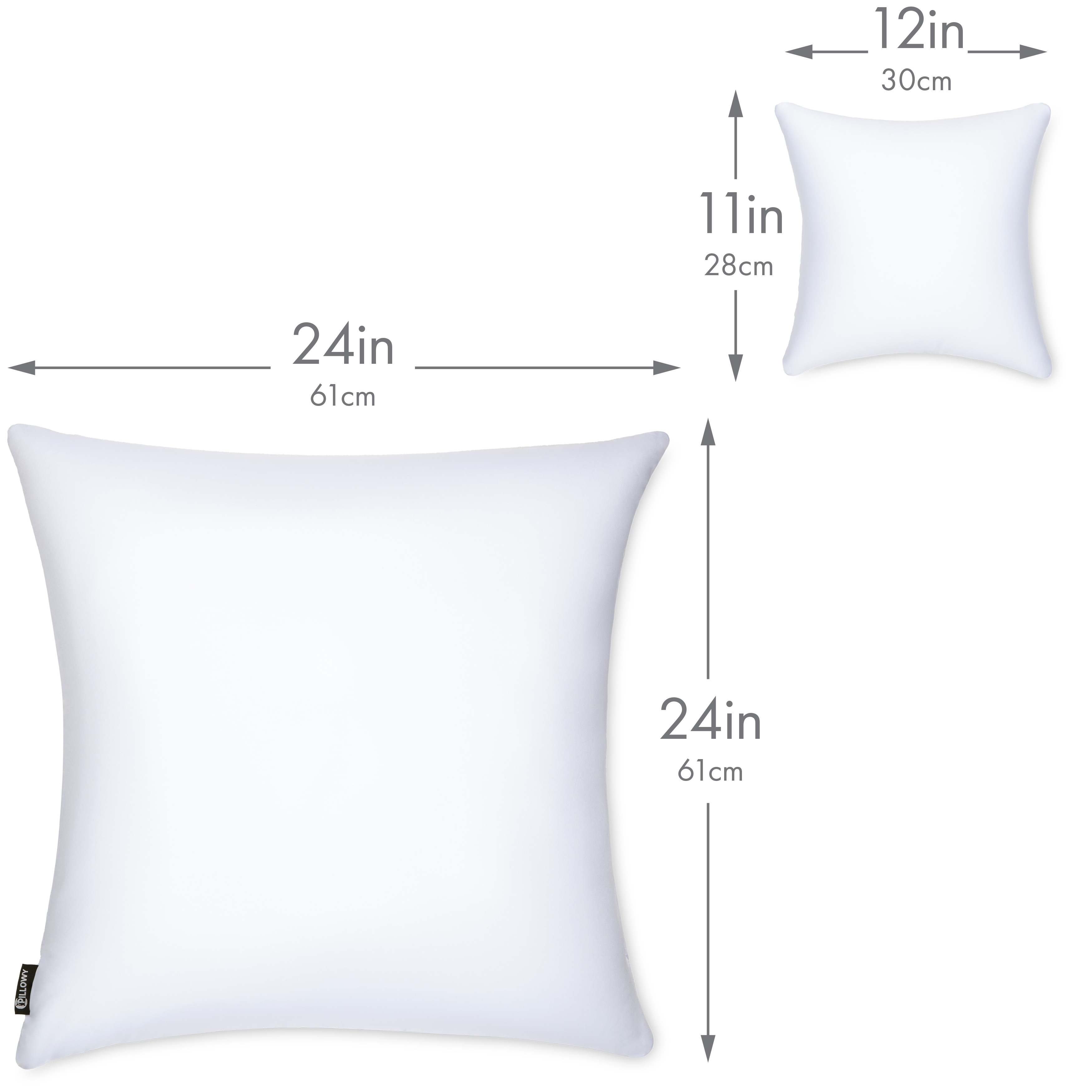 Microbead Stuffer Pillow Insert Sham Square Pillow Cushion for