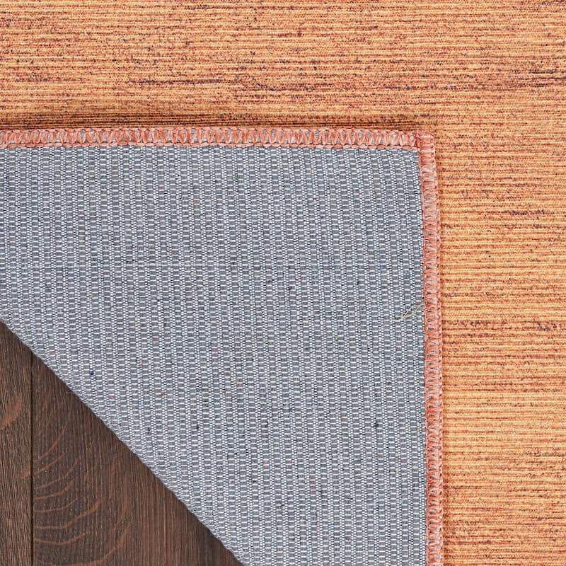 Nourison Washable Essentials Indoor Solid Area Rug