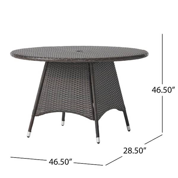Corsica Outdoor Round Dining Table by Christopher Knight Home - 48.00" L x 48.00" W x 28.25" H