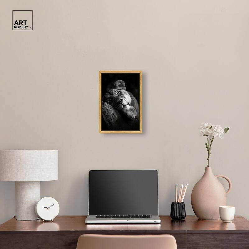Resting Predator Canvas by Art Remedy