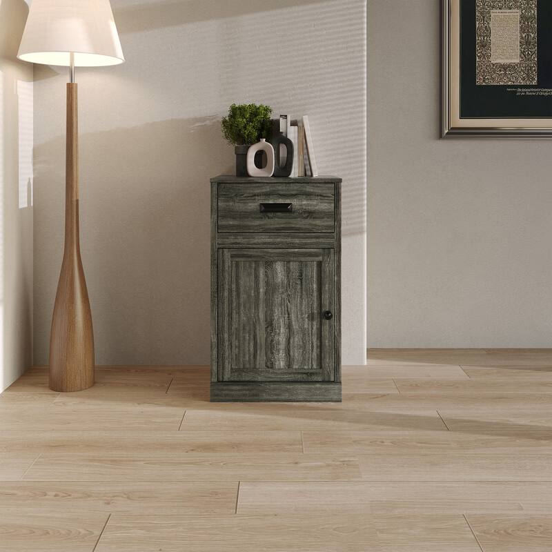 CraftPorch Mid Century Modern Door Cabinet - N/A