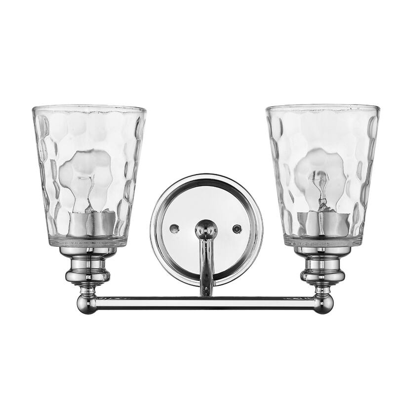 Modern Transitional Hardwired Wall Light with Reversible Mount and Clear Glass Shade LED Compatible - 2 - Silver