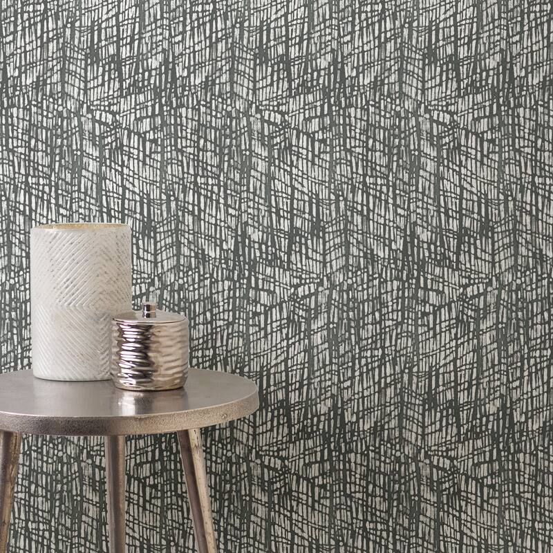 A-Street Prints Shimmer Grey Abstract Texture Wallpaper