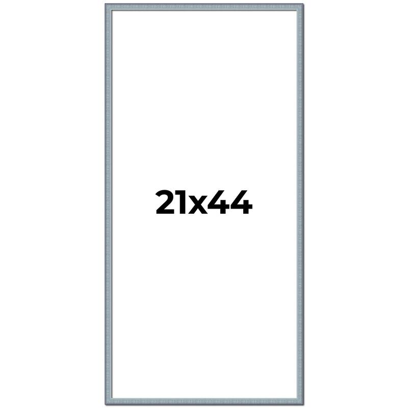 21x44 Frame Rustic Sky Blue Solid Wood Picture Frame | 0.75 Inch