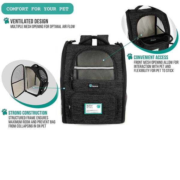 petami premium pet carrier backpack