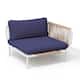 Option Navy Blue, 1pc corner chair with two arms
