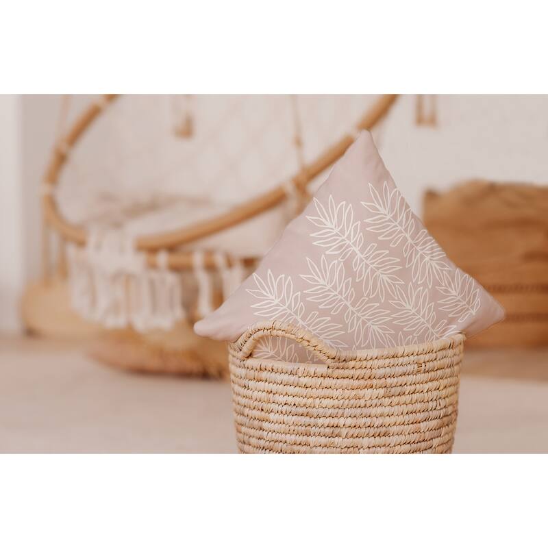 Leafy Branch Decorative Throw Pillow