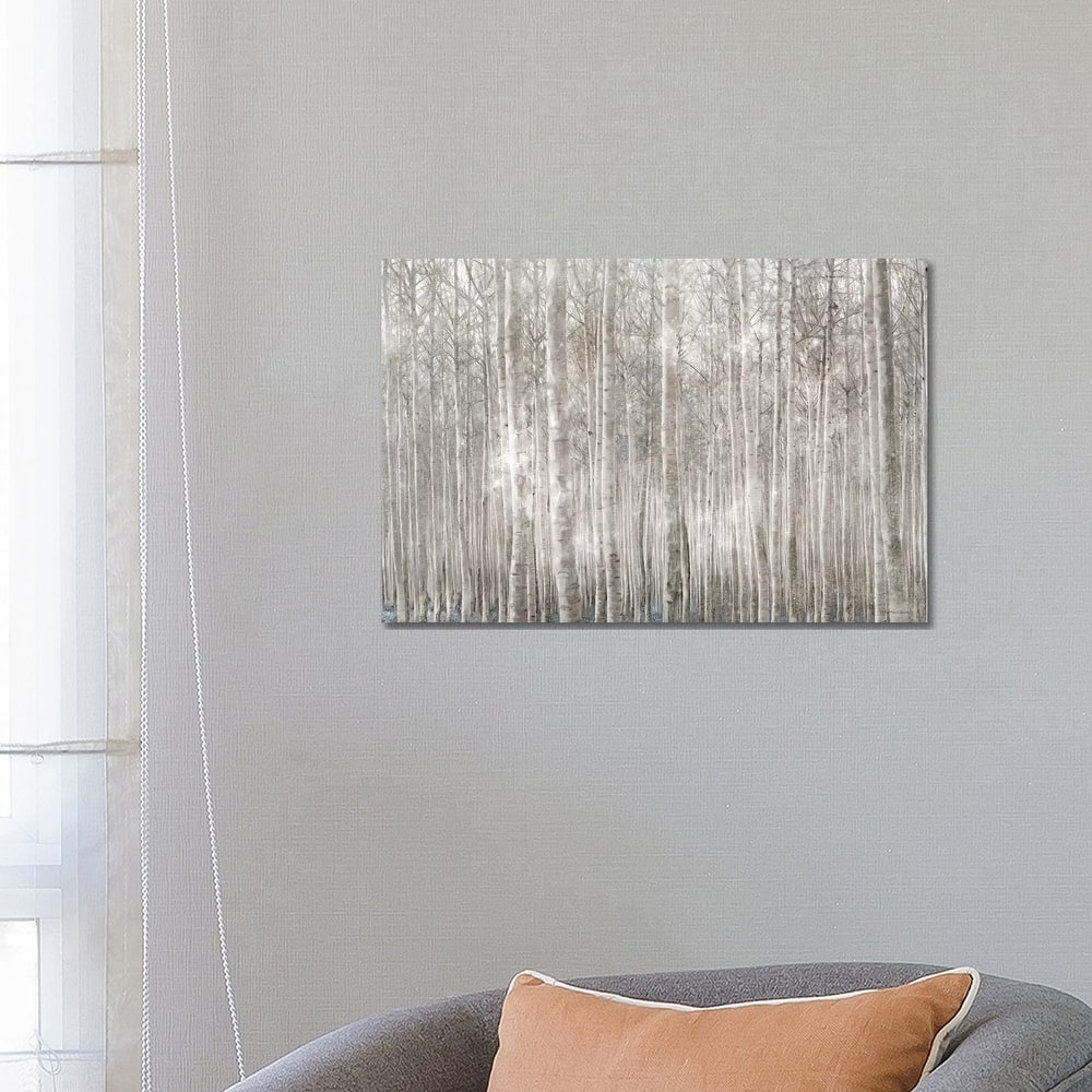 iCanvas "Birch Trees " by Bluebird Barn Canvas Print