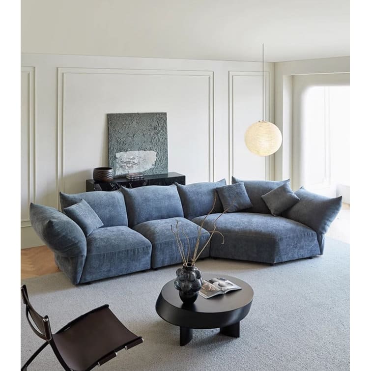 Lukshya 3 - Piece Upholstered Chaise Sectional