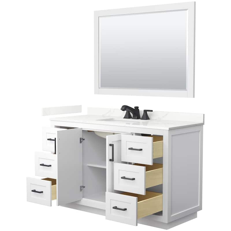 Wyndham Collection WCF292954S-QTZ-US3M46 Miranda 54" Free Standing