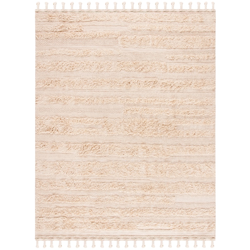 SAFAVIEH Handmade Casablanca Sofja Shag Textured Moroccan Wool Area