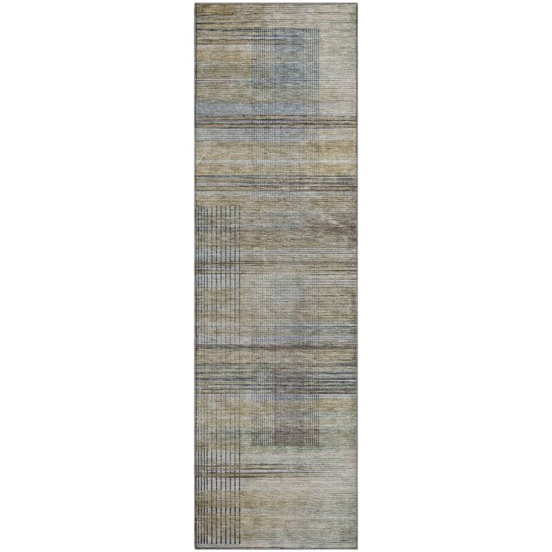 Premium Washable Super Soft Modern Criss Cross Mayfield Rug