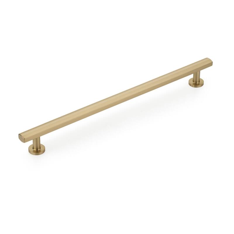 Schaub and Company Heathrow 10" Center to Center Contemporary Bar - Signature Satin Brass