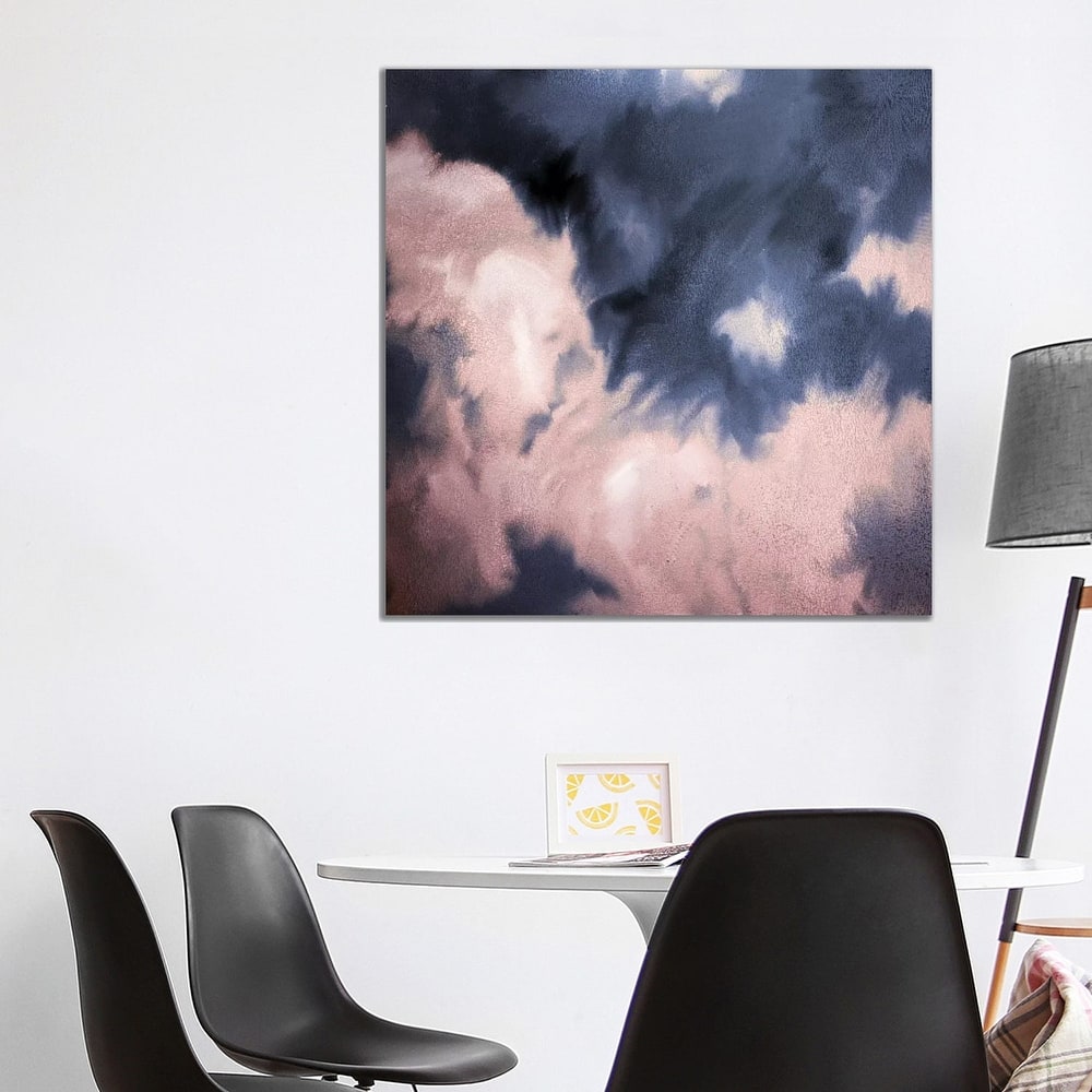 iCanvas "Navy Pink Passion" by Kimberly Allen Canvas Print