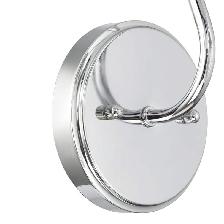 Acroma Clear and Glass Shade Modern Armed Sconce Wall Sconces