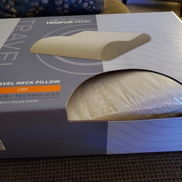 Shop Tempur Neck Beige Travel Pillow On Sale Ships To Canada