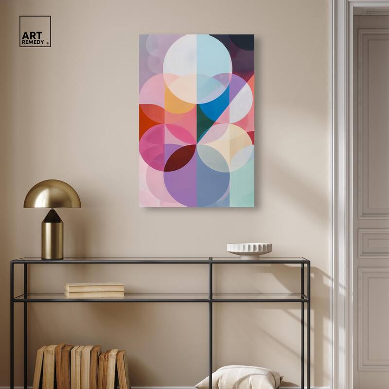 Oneiric Circles III Canvas by Art Remedy, Gallery Wrapped