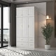 preview thumbnail 3 of 23, Modern Freestanding Wardrobe Armoire Closet Large Storage Cabinet