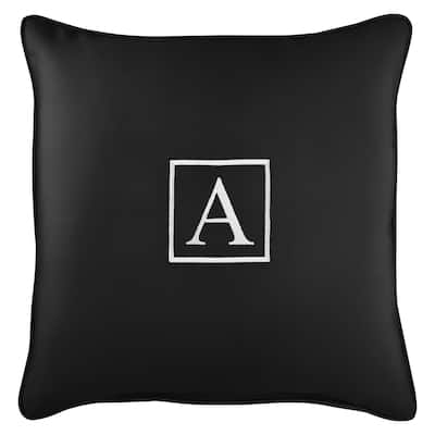 Monogram Corded Single Square Pillow by Havenside Home