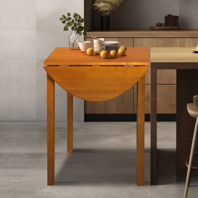 Wings Solid Wood Dining Room Drop Leaf Table - 39.25"W x 23.25"D x 29"H
