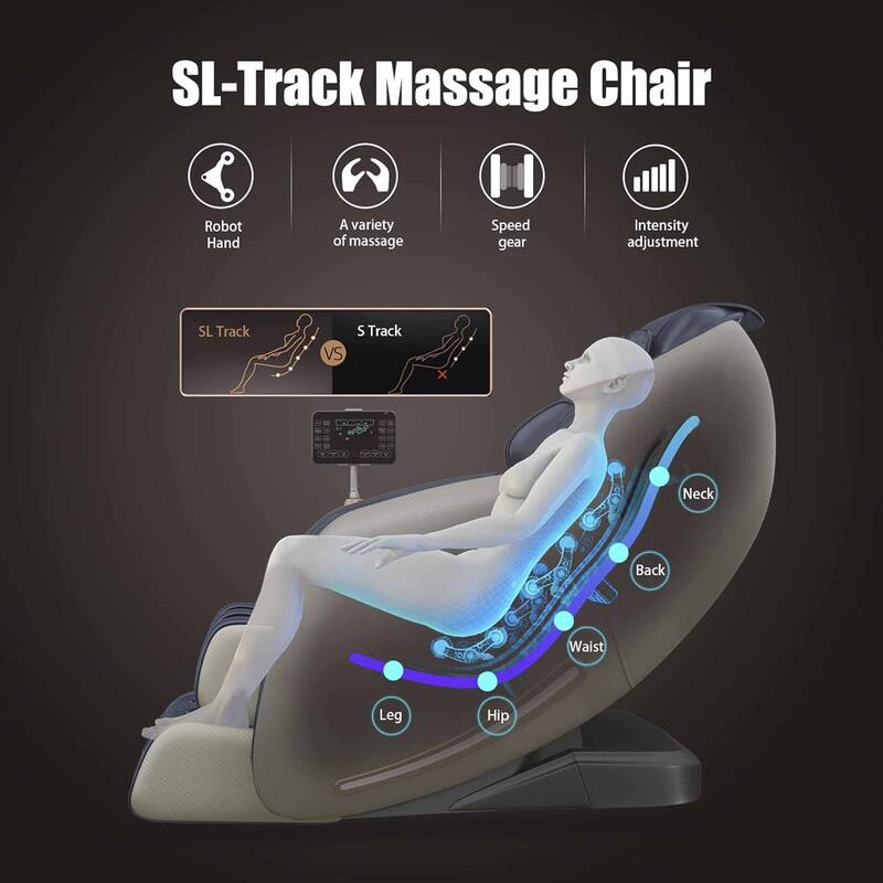 Ukuowu's Newest Massage Chair with Full Body Zero Gravity, SL Track, Body Scan and Heating