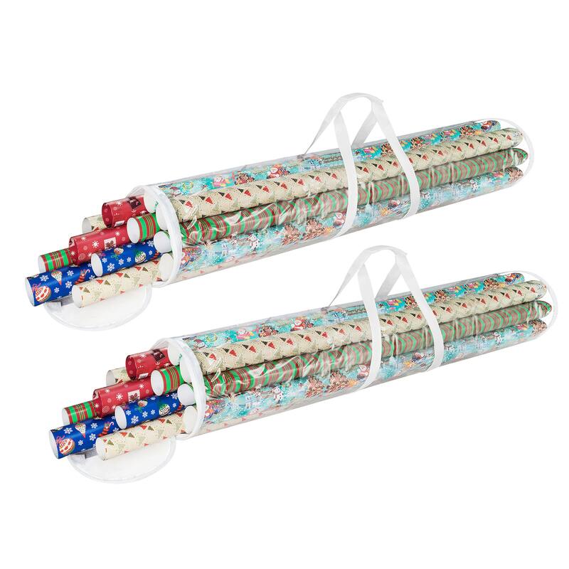 Elf Stor Wrapping Paper and Gift Wrap Storage Bag 40" Rolls 2 Pack - 40"