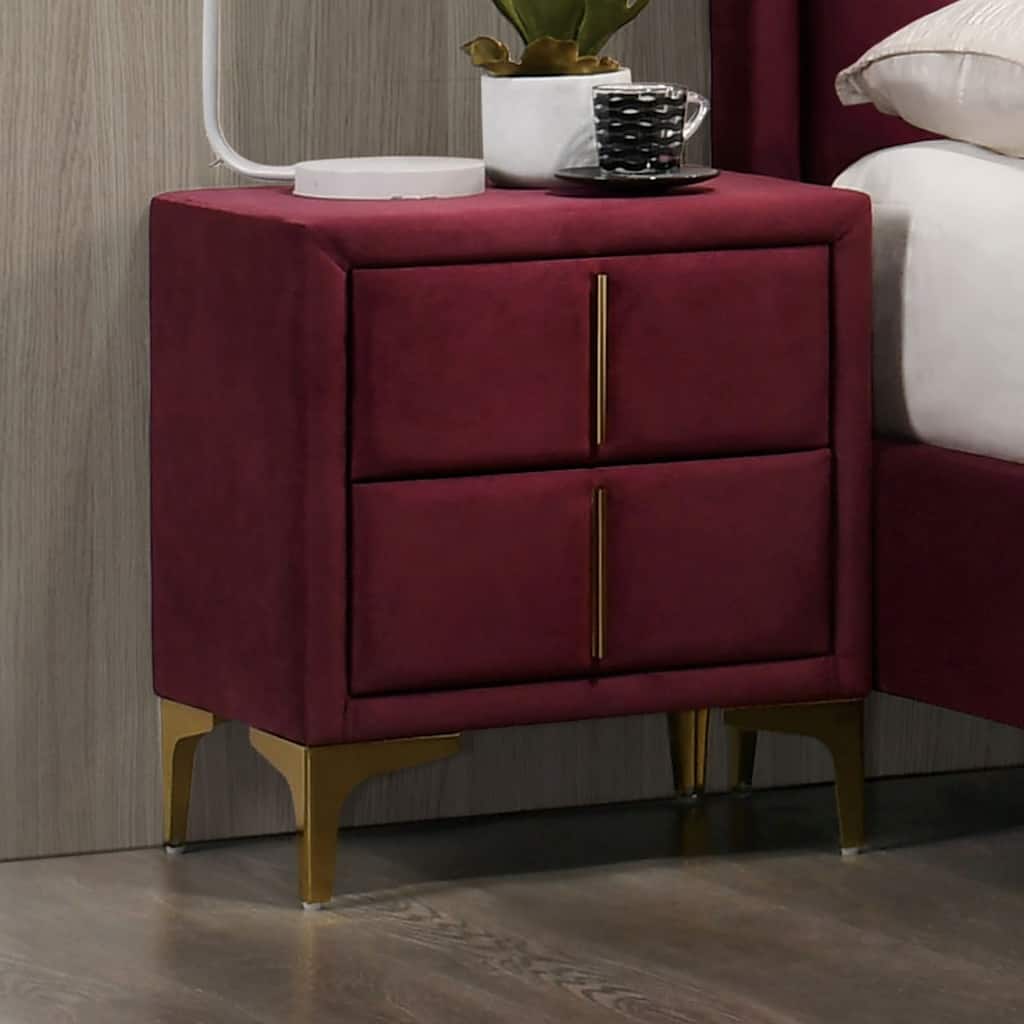 Red And Gold Coated 1pc Nightstand Bar Pull Handle