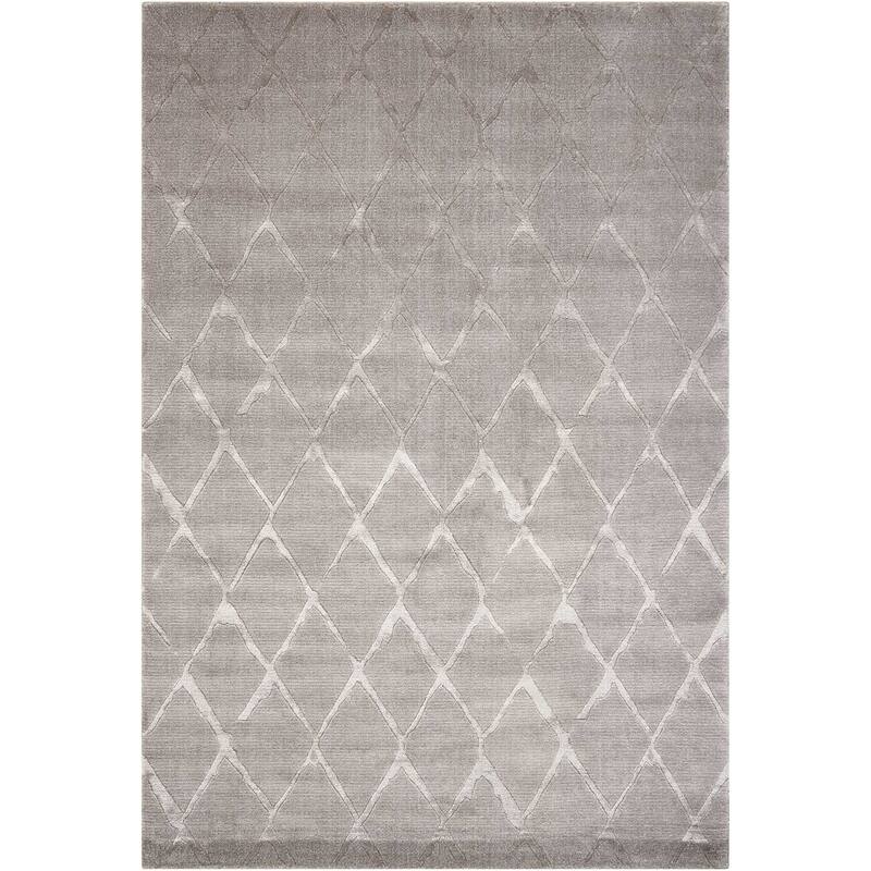 Nourison Twilight Contemporary Geometric Trellis Area Rug